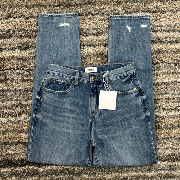 pistola Denim - Pistola High Rise Jeans Sz 26 | Pistola Presley High Rise Relaxed Roller Jeans
